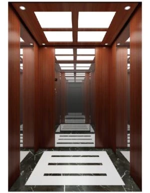 Rose Wood Grain Laminated Plate Mirror MRL High Speed Lift